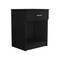 Tuhome Eco Nightstand, Superior Top, One Drawer, Lower Shelf, Black MLW6733 - alternate 4